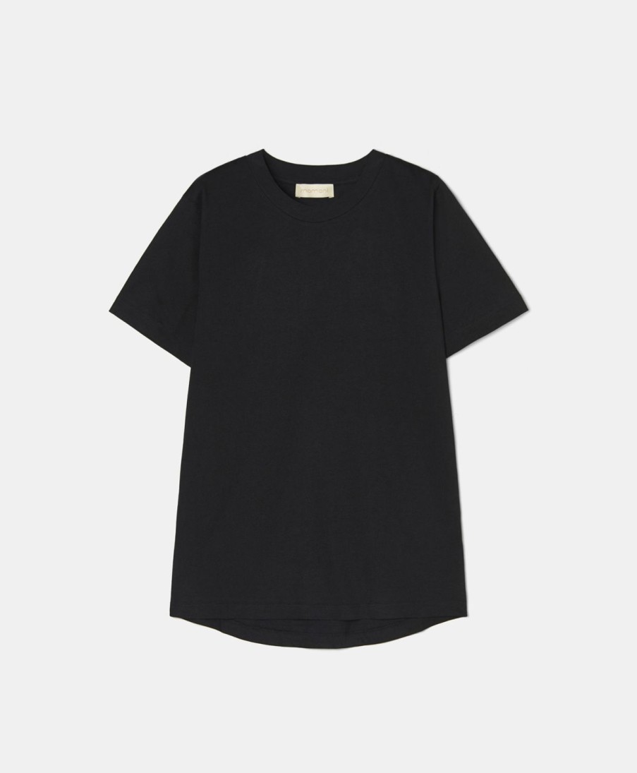 Clothing Momoni | Selene T-Shirt In Eco-Friendly Jersey - Black