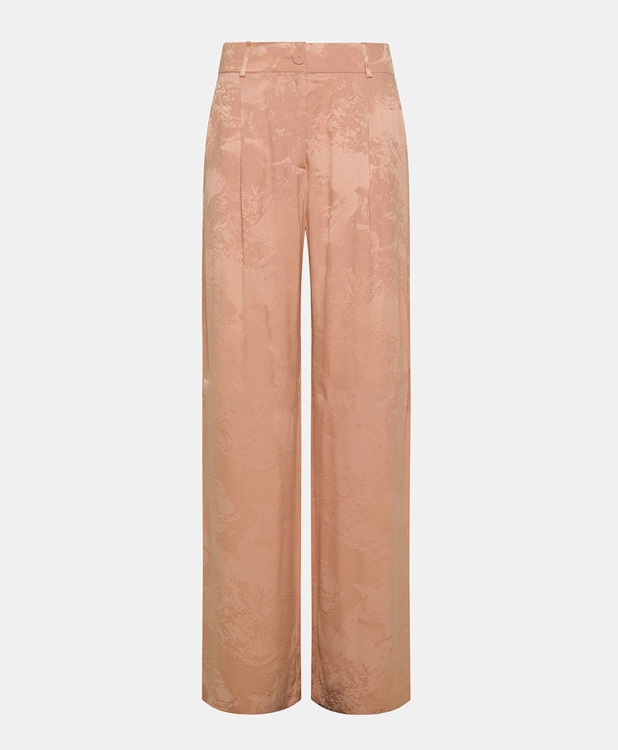 Clothing Momoni | Austin Pant In Silk Twill - Pink