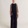 Clothing Momoni | Aspen Pant In Plain Acetate Silk - Black