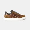 Shoes And Accessories Momoni | Venezia Sneakers In Leather - Light Brown