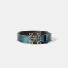 Shoes And Accessories Momoni | Bienvenu Belt In Leather - Teal