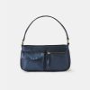 Shoes And Accessories Momoni | Ginepro Bag In Lame Leather - Blue