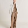 Clothing Momoni | Baccarat Pant In Lurex Jersey - Mud