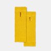 Shoes And Accessories Momoni | Augustine Gloves In Mohair - Yellow