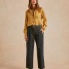 Clothing Momoni | Lucien Pant In Light Stretch Denim - Sepia