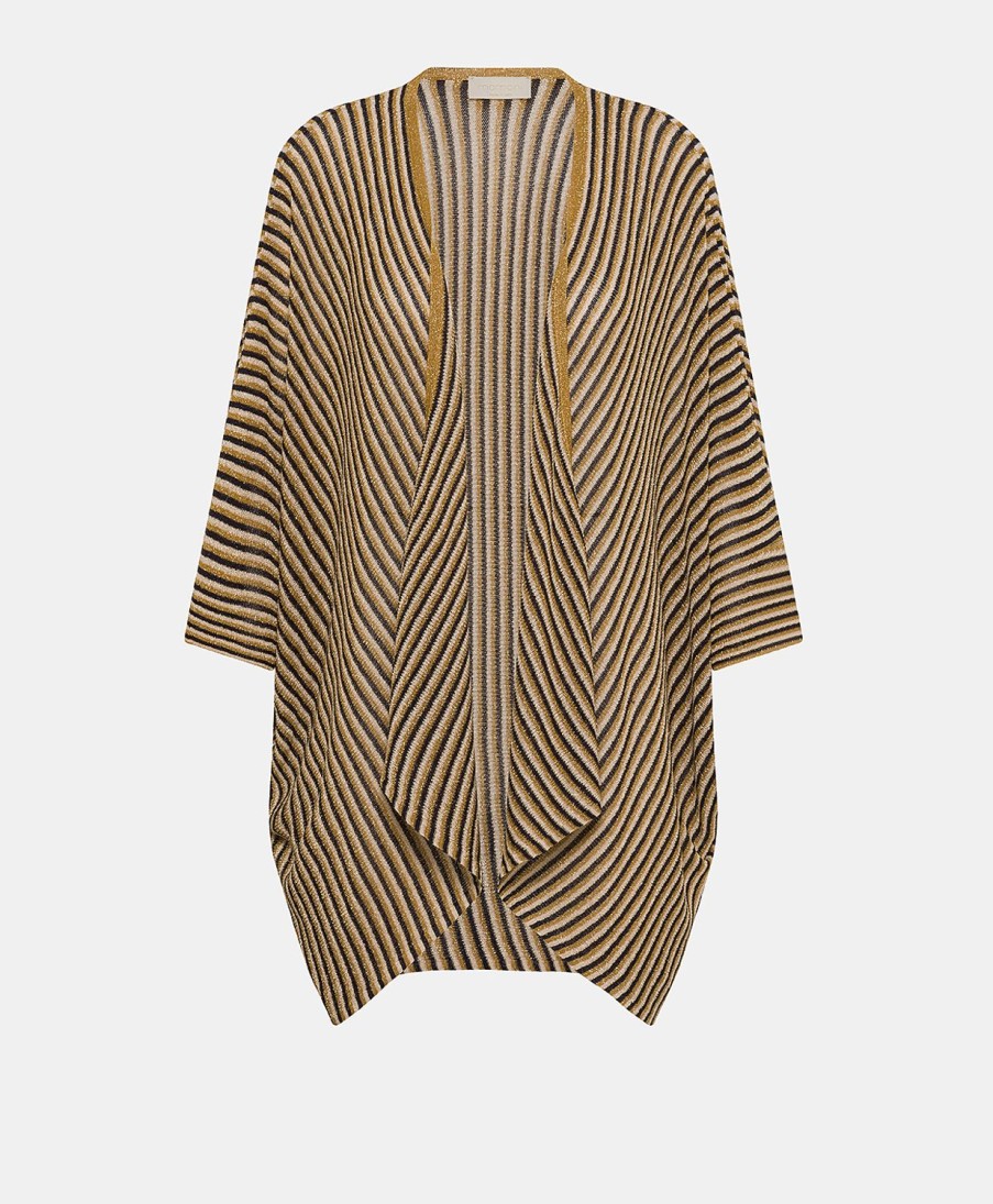 Clothing Momoni | Divina Cardigan Striped And Ribbed - Multicolor