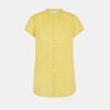 Clothing Momoni | Artora Shirt With Cotton Voile - Acid Green