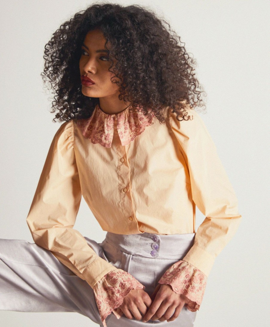 Clothing Momoni | Driade Shirt In Poplin - Dusty Pink