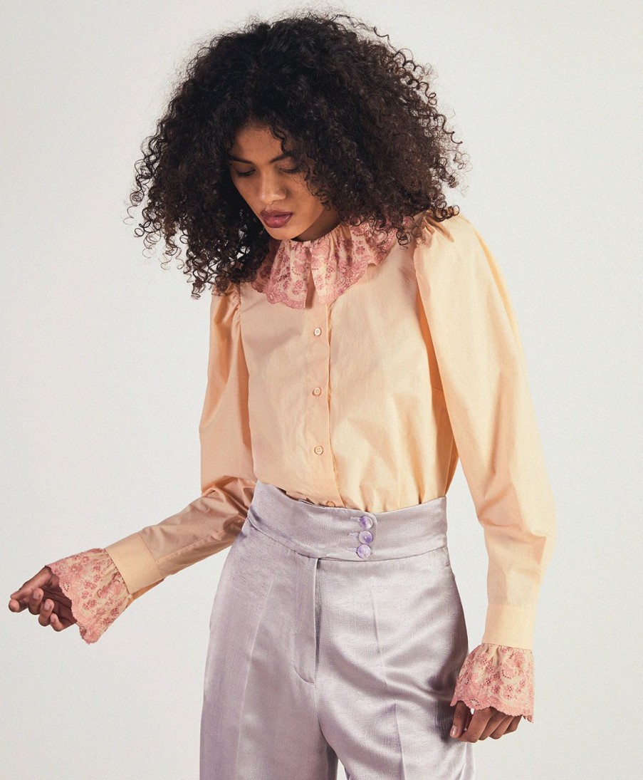 Clothing Momoni | Driade Shirt In Poplin - Dusty Pink