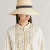 Clothing Momoni | Raphael Blouse With Embroidered Cotton Voile - Cream