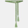 Shoes And Accessories Momoni | Ontano Belt With Tassel - Avocado