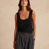 Clothing Momoni | Ella Knitwear In Light Alpaca/Lurex - Black