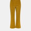 Clothing Momoni | Indra Pant In Stretch Ribbed Co/Mo - Cigar Brown