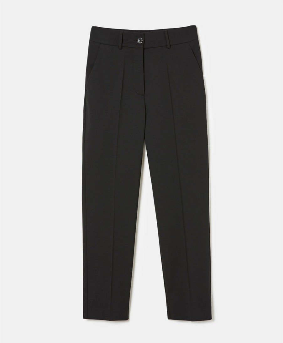 Clothing Momoni | Lyon Pants In Stretch Cool Wool - Black