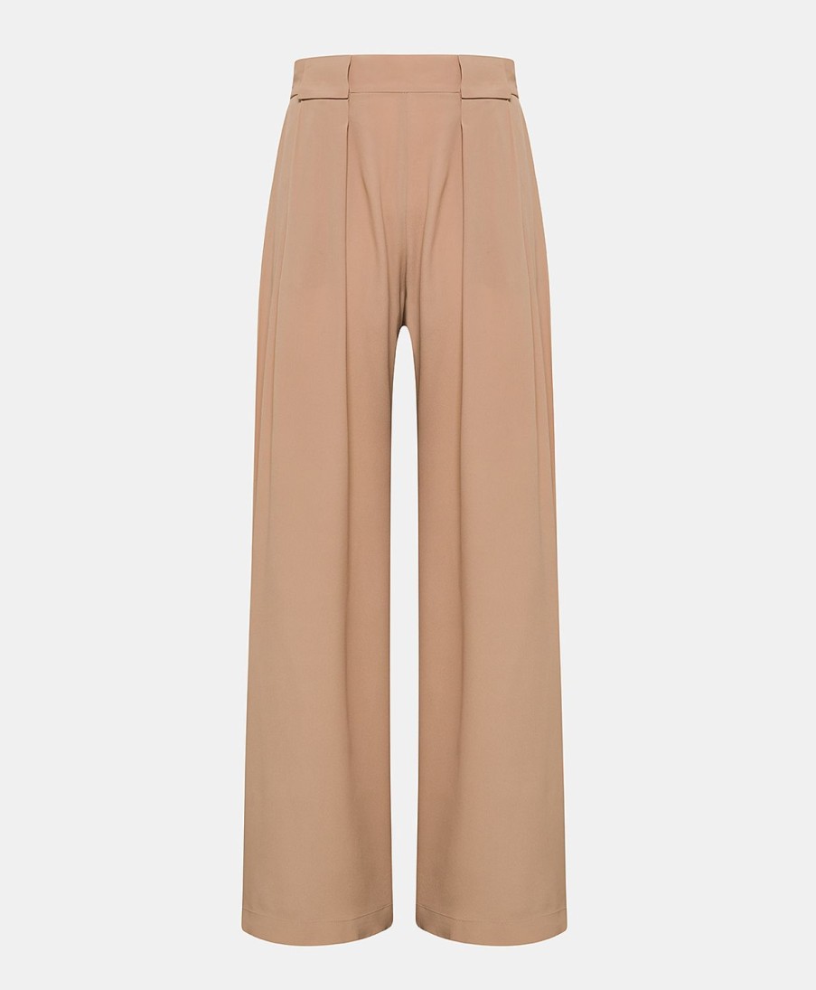 Clothing Momoni | Aspen Pant In Plain Acetate Silk - Nude