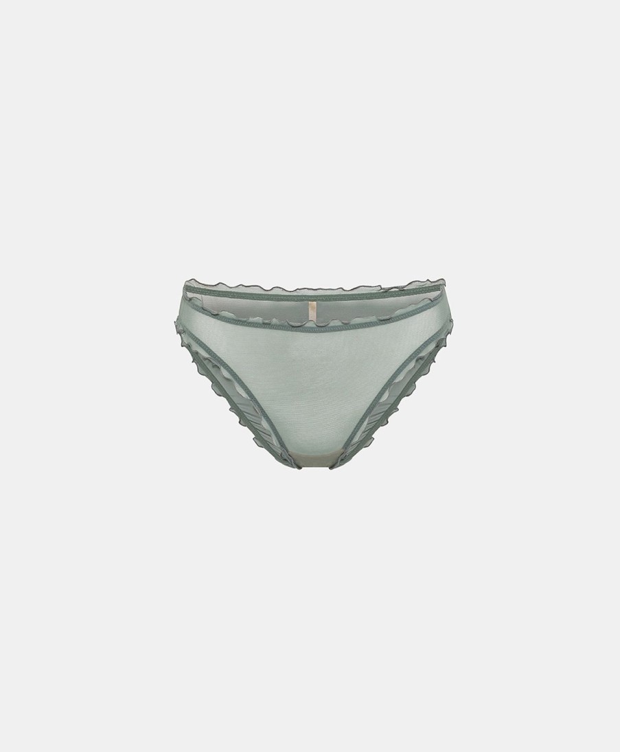 Underwear Momoni | Vespa Slip In Soft Tulle - Light Blue