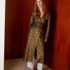 Clothing Momoni | Hebe Duster In Sequined Tulle - Bronze