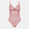 Underwear Momoni | Tore Body In Tulle - Antique Pink