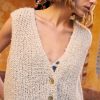 Clothing Momoni | Gilet Ghislain In Eco Friendly Boucle - Cream