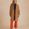 Clothing Momoni | Ernest Coat In Doubleface Wool Blend - Honey