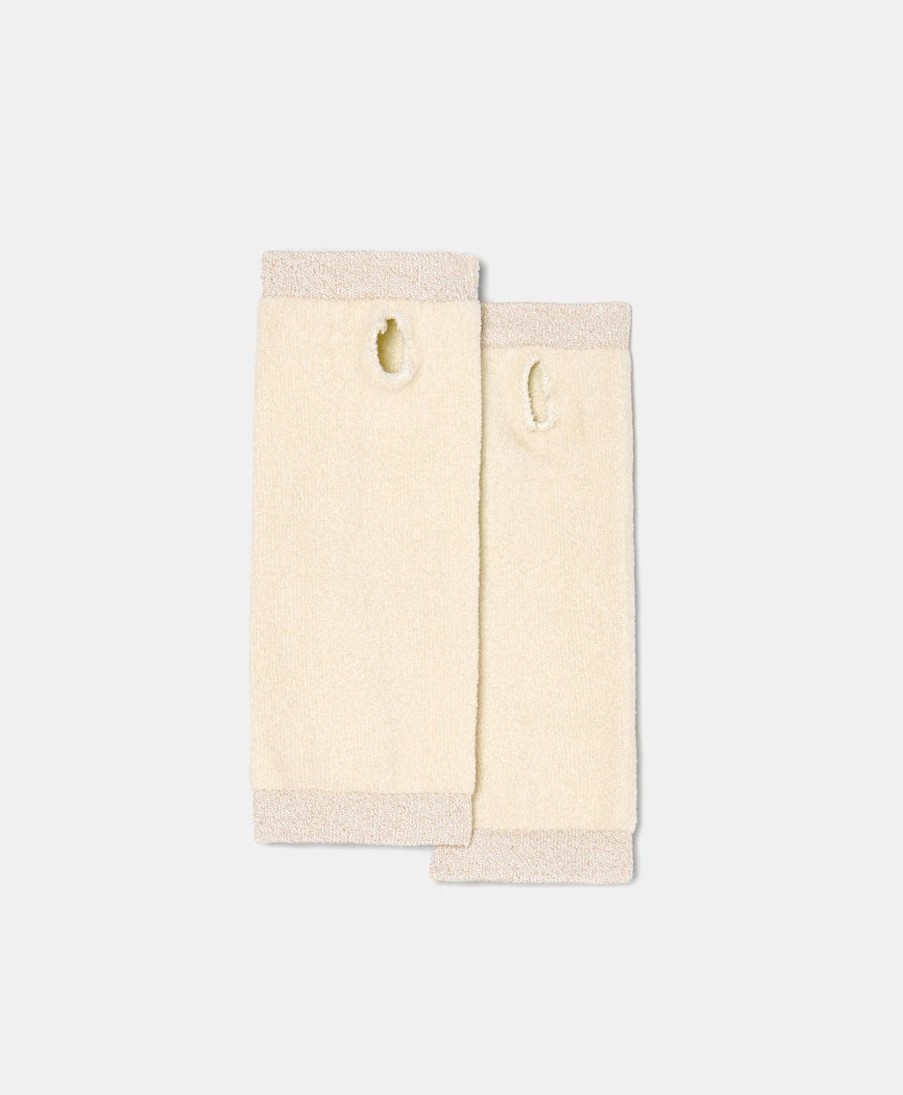 Shoes And Accessories Momoni | Augustine Gloves Velvet Effect - Cream