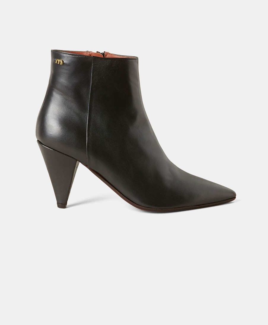 Shoes And Accessories Momoni | Aurelien Boots In Leather - Black