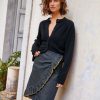 Clothing Momoni | Romain Skirt - Sepia