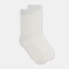 Shoes And Accessories Momoni | Sal Socks With Jacquard Logo - White