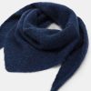 Shoes And Accessories Momoni | Baltico Bis Scarf Fleece-Effect Baby Alpaca - Blue