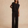 Clothing Momoni | Enna Top In Lurex Jersey - Black