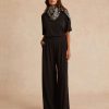 Clothing Momoni | Lanzarote Pant In Lurex Jersey - Black