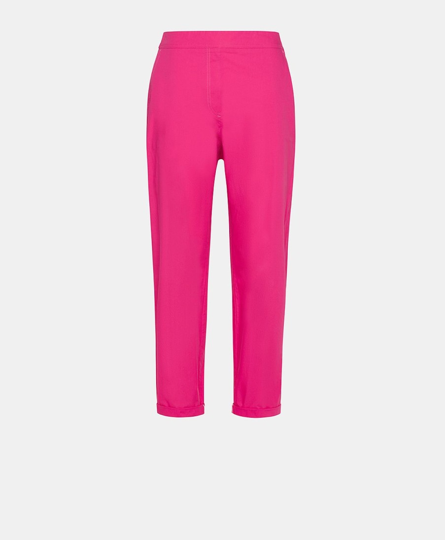 Clothing Momoni | Idaho Pant In Poplin - Fuchsia