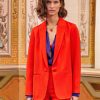 Clothing Momoni | Virgile Jacket In Stretch Viscose Cady - Red