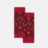 Shoes And Accessories Momoni | Augustine Gloves In Jacquard - Multicolor Sour Cherry