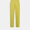 Clothing Momoni | Fucsia Bis Pant In Gabardine - Acid Green