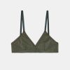 Underwear Momoni | Tutu Bra In Lurex Jersey - Forest Green