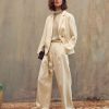 Clothing Momoni | Emma Jacket In Elegant Viscose Wool - Cream