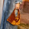 Shoes And Accessories Momoni | Francois Bag In Velvet - Mustard