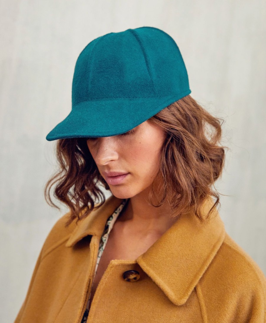 Shoes And Accessories Momoni | Daniel Hat In Wool - Dark Green