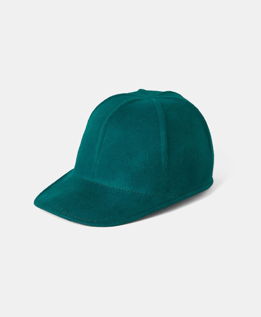 Shoes And Accessories Momoni | Daniel Hat In Wool - Dark Green