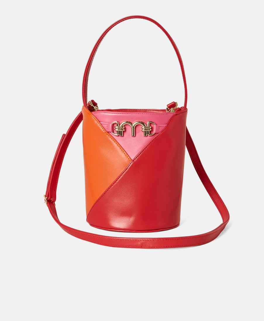 Shoes And Accessories Momoni | Maria Letizia Bag - Multicolor Pink