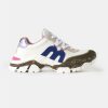 Shoes And Accessories Momoni | Puffin Sneakers In Multicolor Leather - White