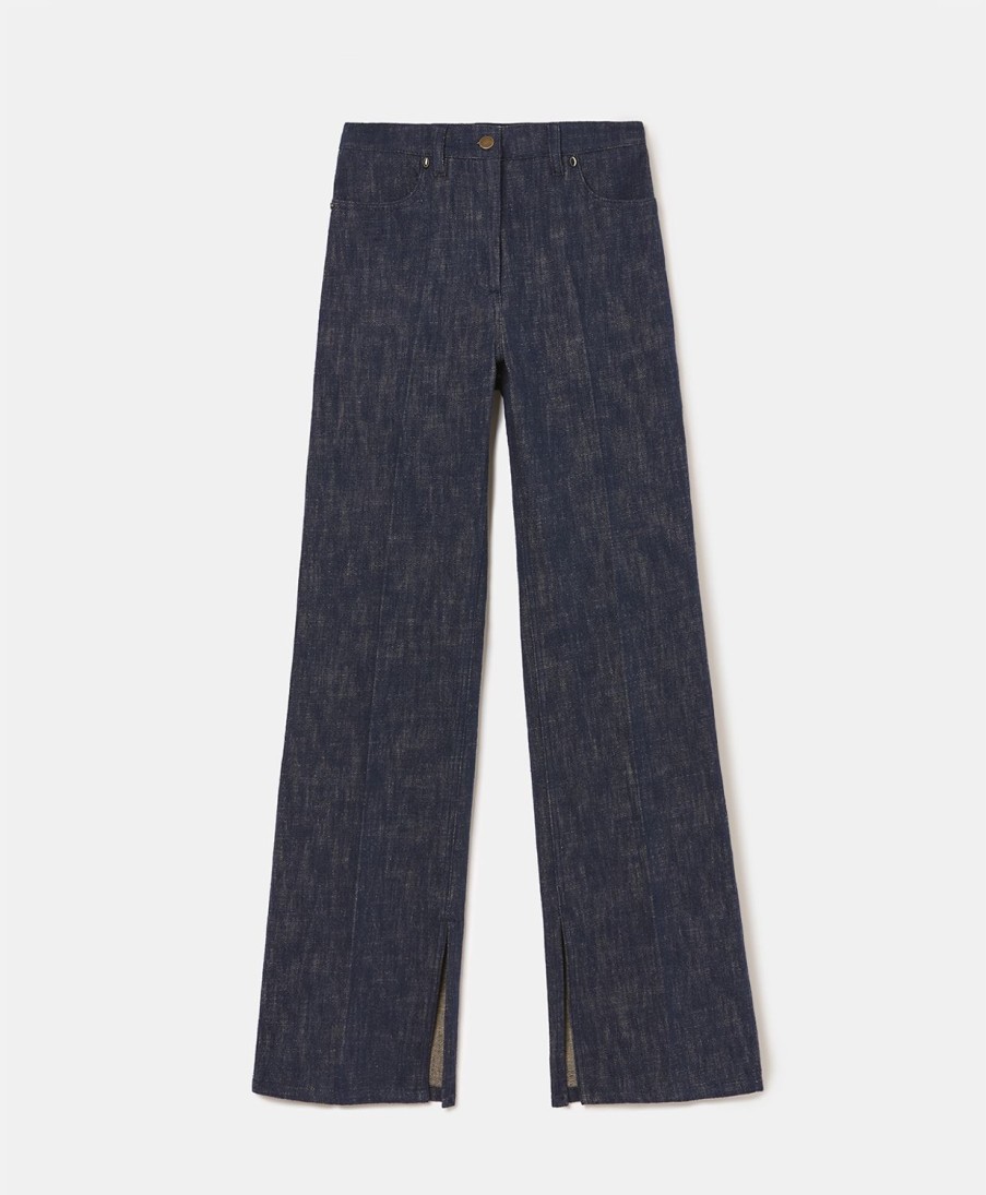 Clothing Momoni | Ilatro Pants In Denim - Blue