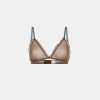 Underwear Momoni | Vipera Bra In Soft Tulle - Brown