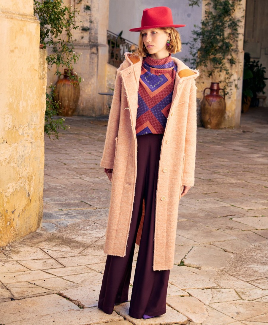 Clothing Momoni | Maurice Coat - Pink