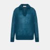 Clothing Momoni | Conrad Knitwear Half In Alpaca - Teal