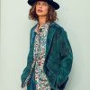 Clothing Momoni | Mindy Jacket In Tie Dye Corduroy - Multicolor Green