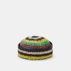 Shoes And Accessories Momoni | Conejita Hat In Striped Raffia - Multicolor