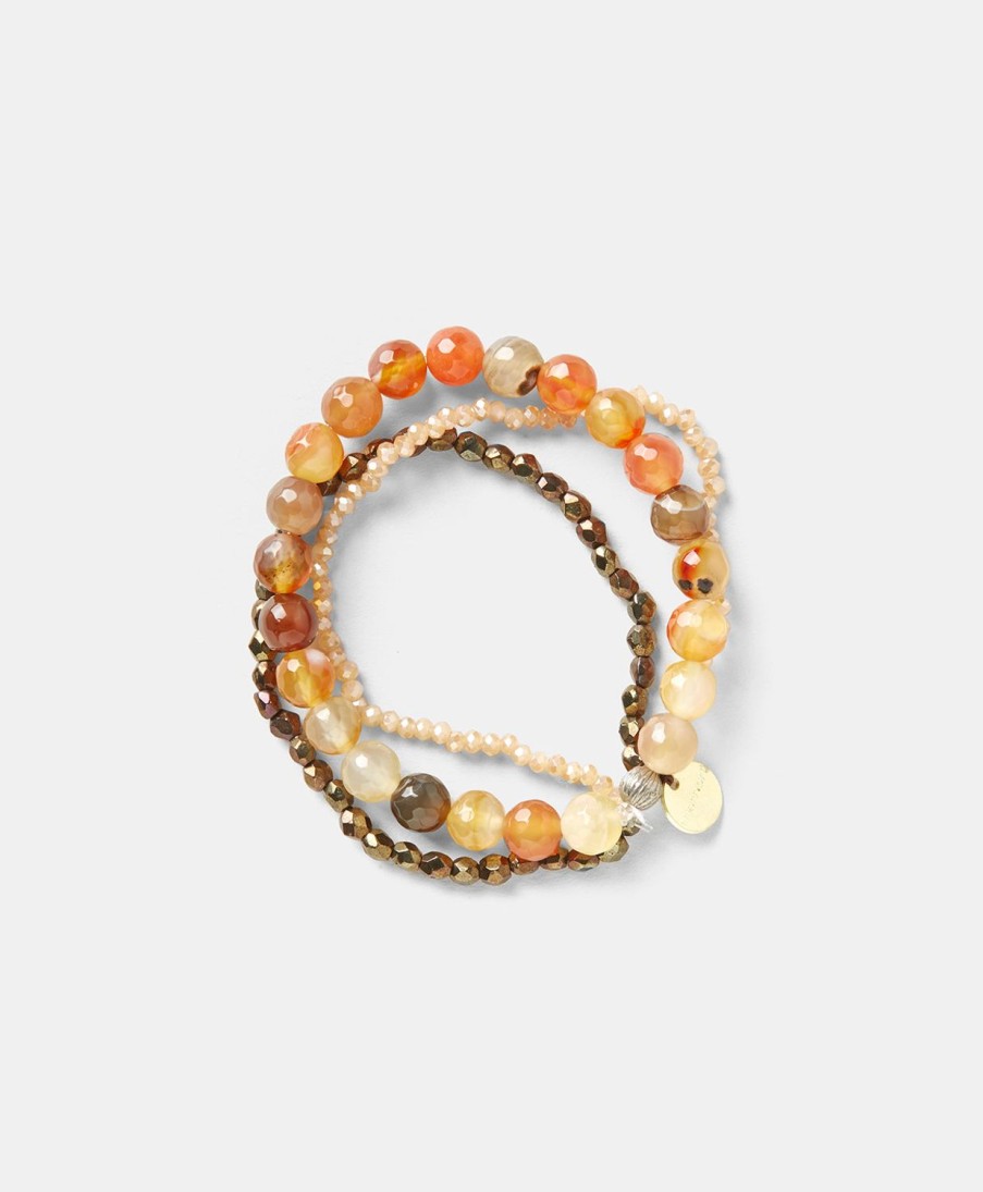 Shoes And Accessories Momoni | Lacelot Bracelet With Beads - Multicolor