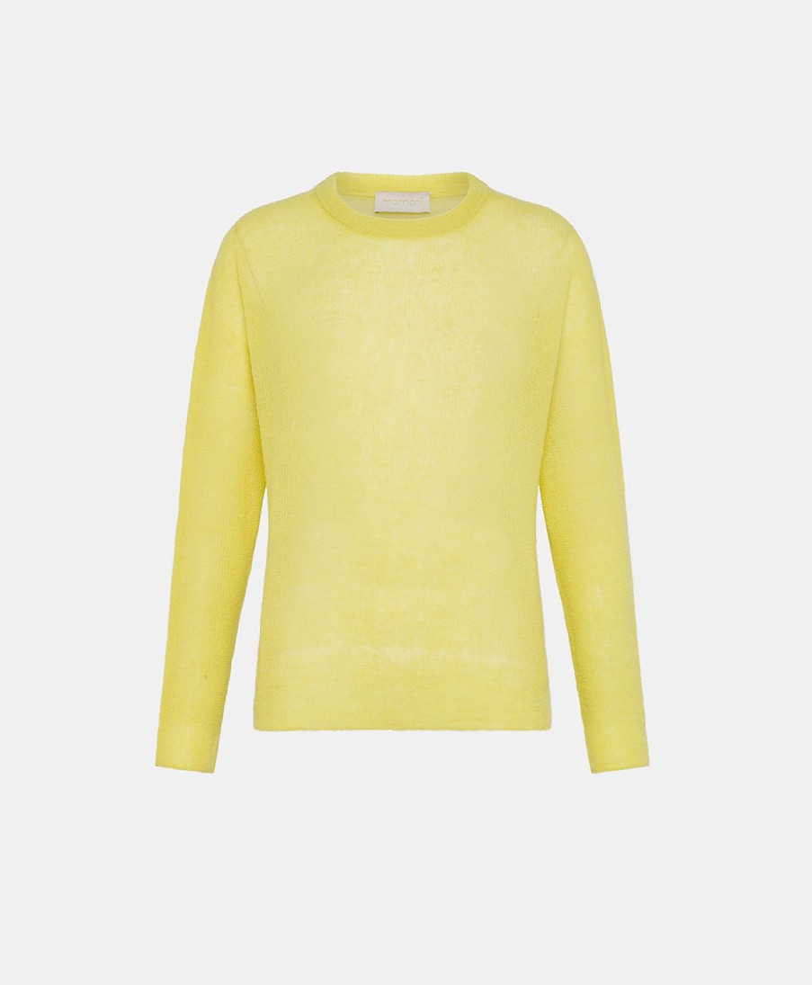 Clothing Momoni | Marmotta Knitwear Ribbed - Lime Green